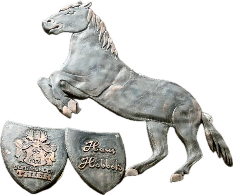 Wappen mit Pferd